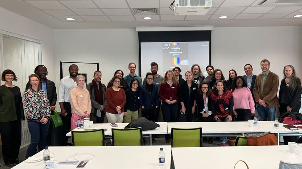 the workshop attendees pose for a photo