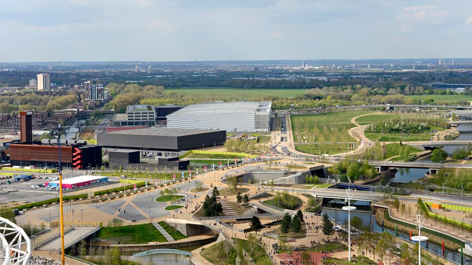 View of Queen Elizabeth Olympic Park