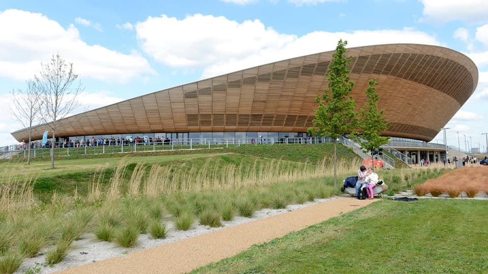 Outside view of the Lee Valley Velopark